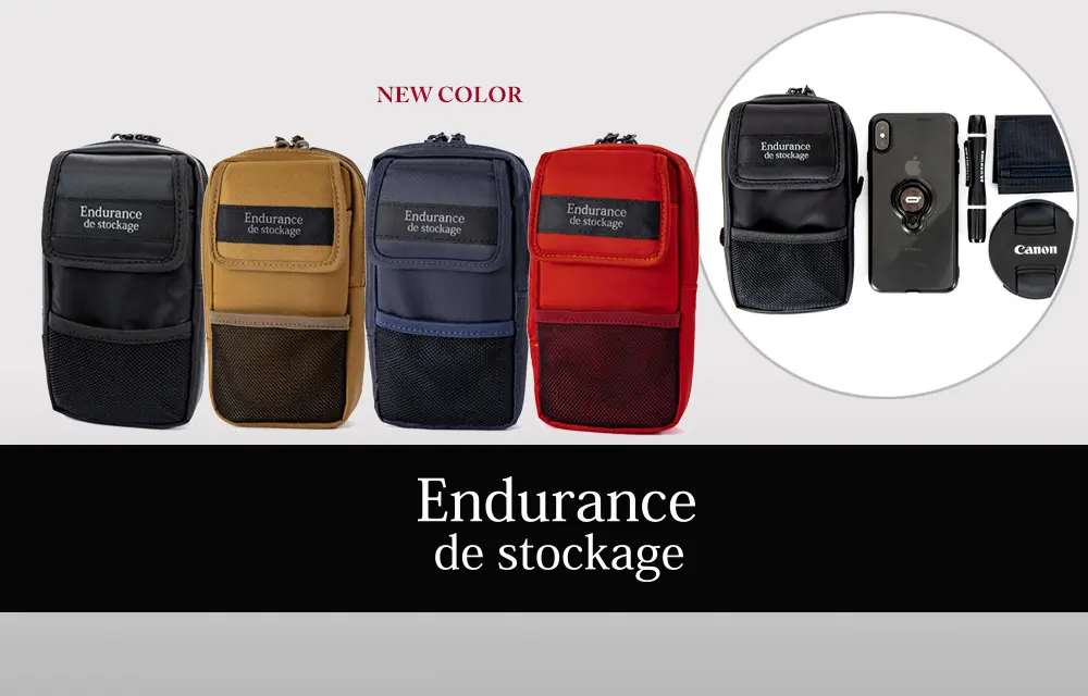 Endurance Endurance(エンデュランス) カメラバッグ用カメラアクセサリー＆スマホポーチ